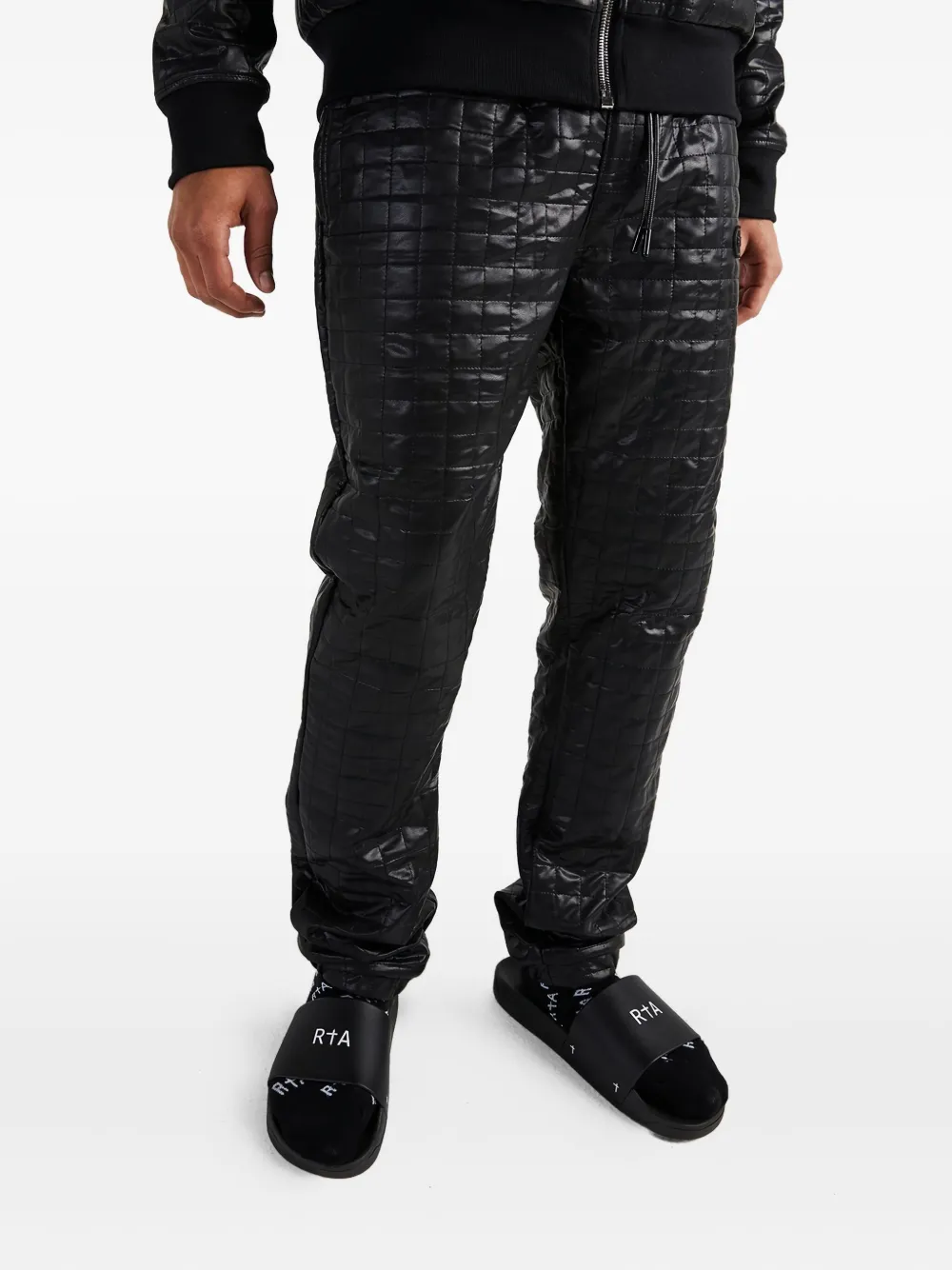 RTA Owen gewatteerde trainingsbroek Zwart