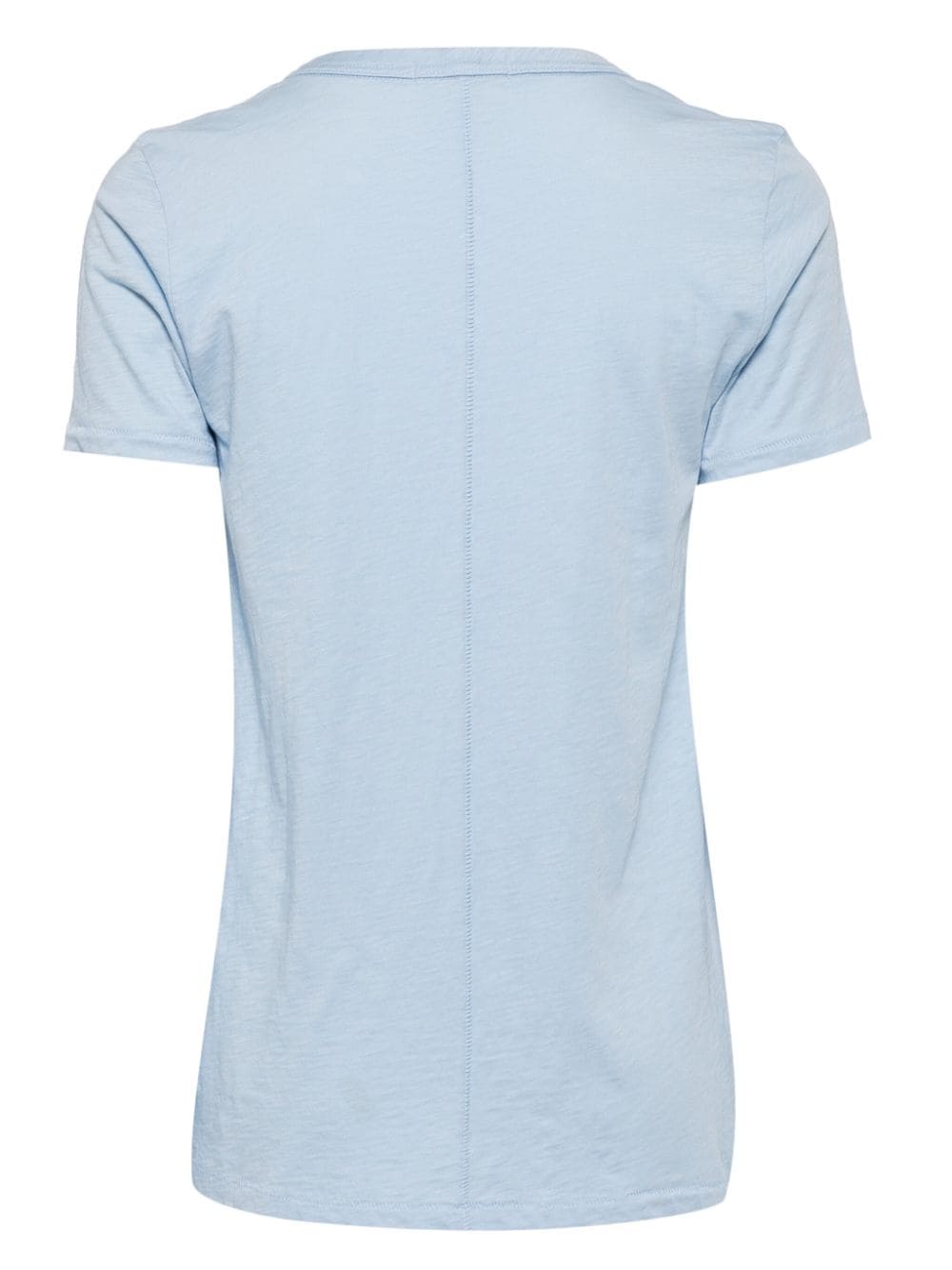 Shop Rag & Bone V-neck Organic Cotton T-shirt In Blue