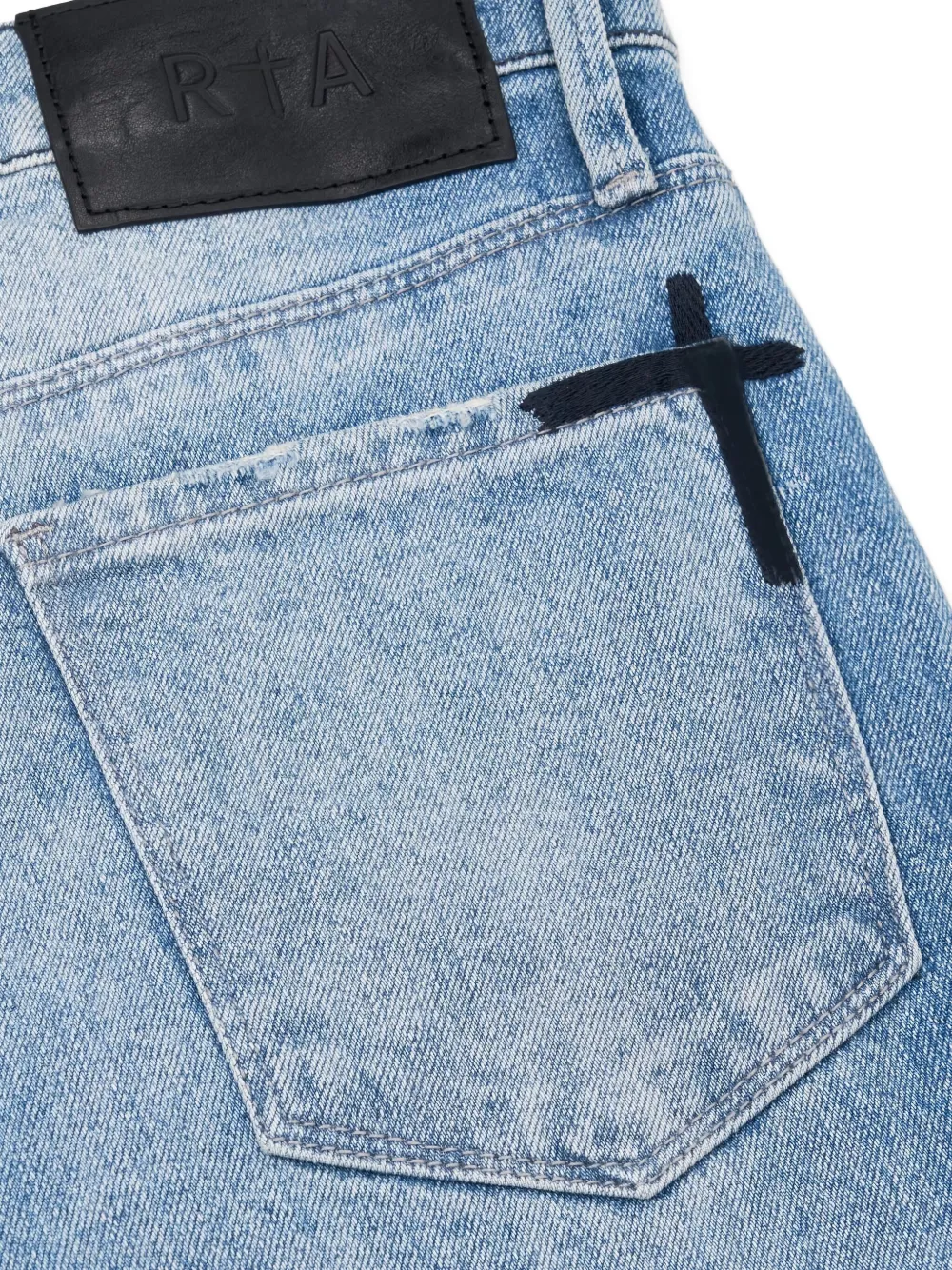 Rta Bryant Distressed Jeans In Blue