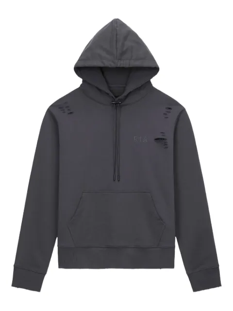 RTA hoodie con efecto envejecido