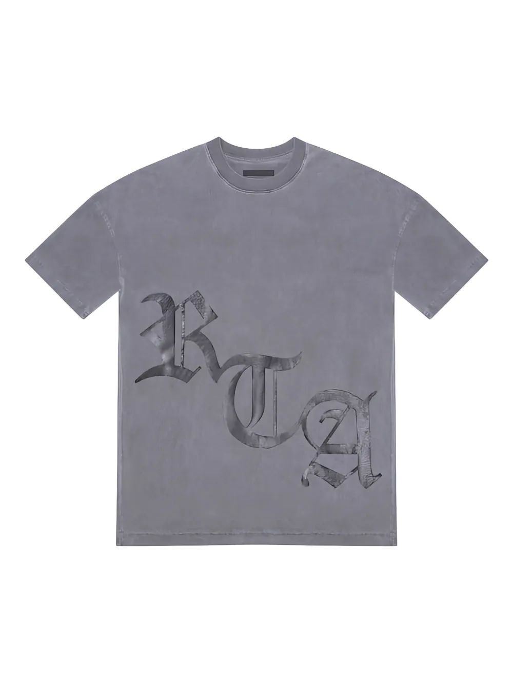 RTA Old English logo T-shirt | Grey | Image 1