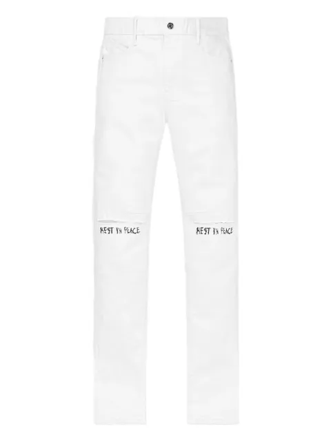 RTA Bryant Rest In Peace jeans 