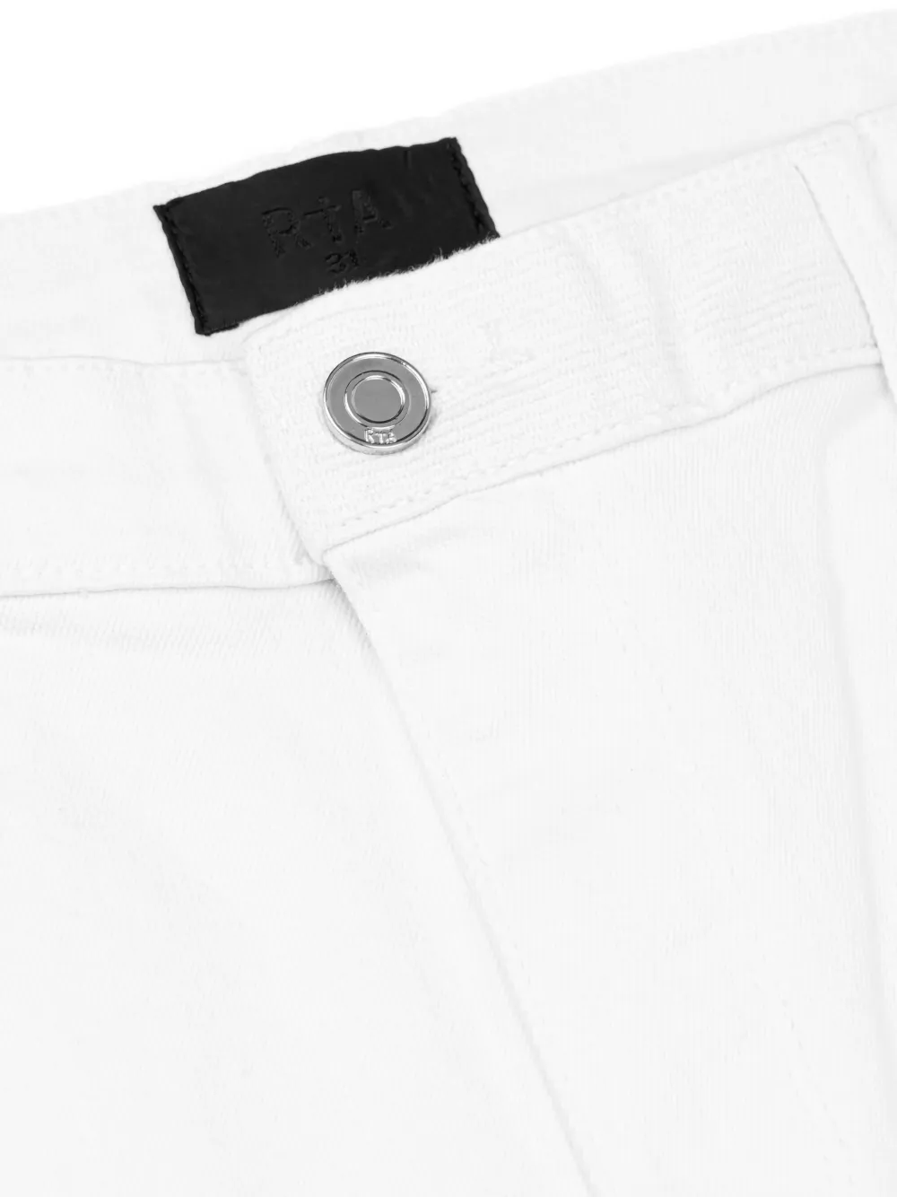 RTA Bryant Rest In Peace jeans Wit