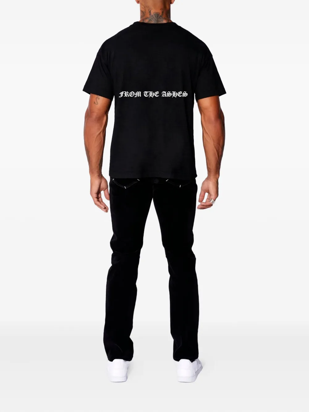 Rta Logo-print T-shirt In Black