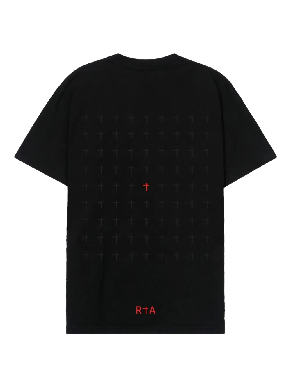 RTA Liam RIP Cross T-shirt Zwart