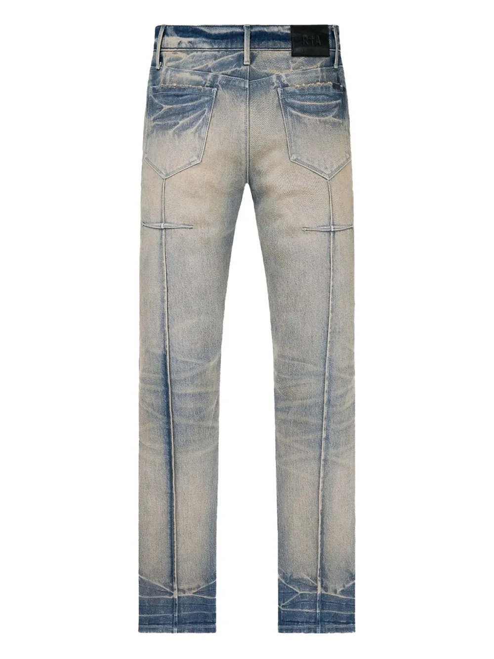 Rta Clayton Distressed Jeans In Blue