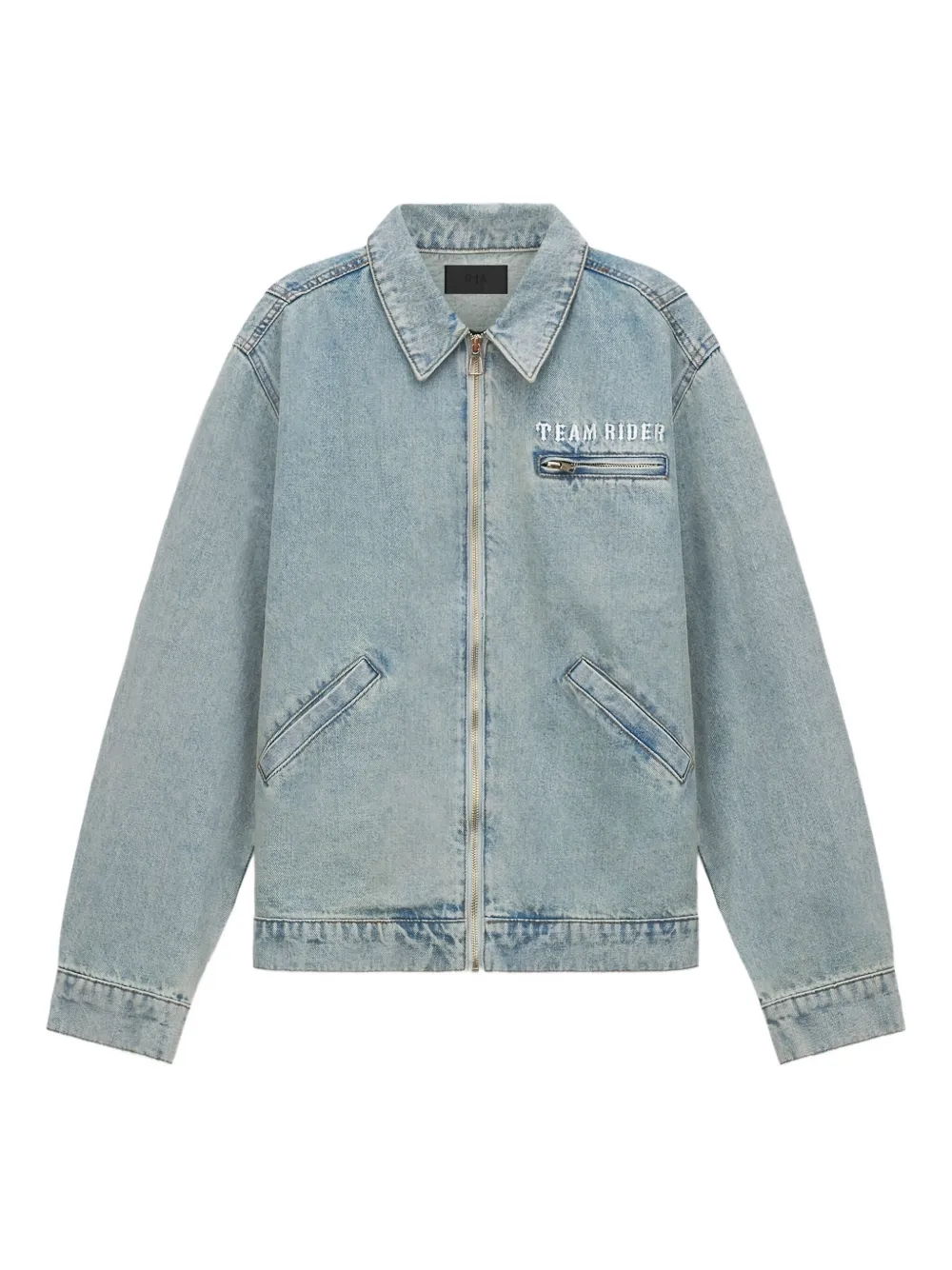 RTA Cruz zip-up denim jacket | Blue | Image 1