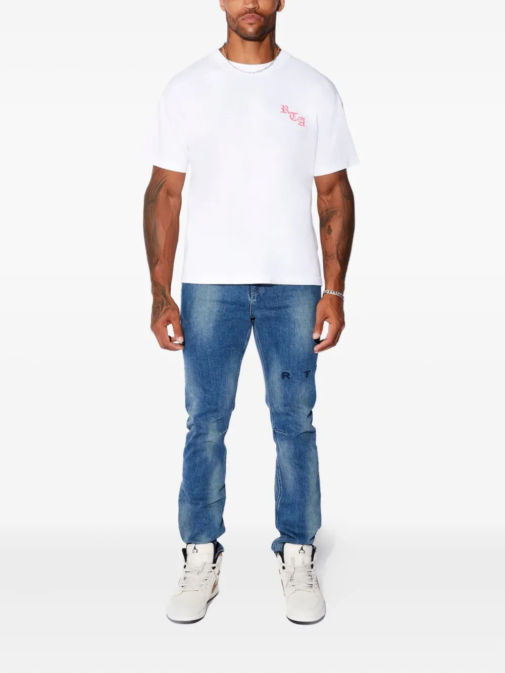 RTA Colt logo-print T-shirt - Wit