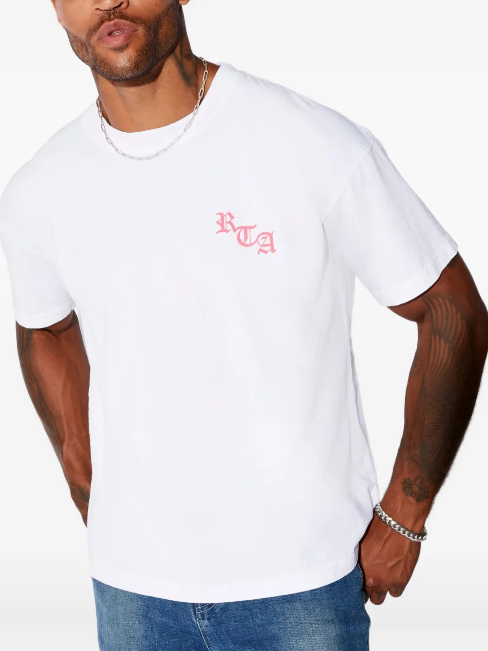 Rta Colt Logo-print T-shirt In White