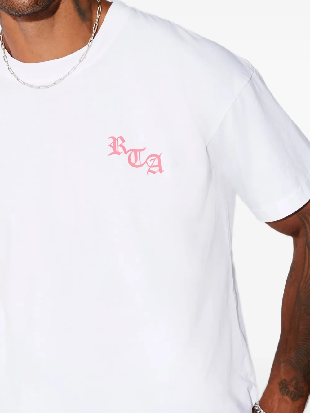 RTA Colt T-shirt met logoprint Wit