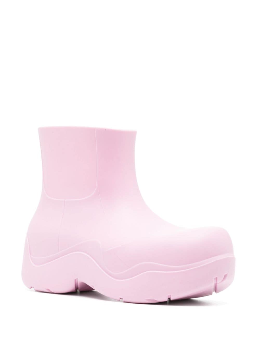 Shop Bottega Veneta Puddle Ankle Boots In Pink