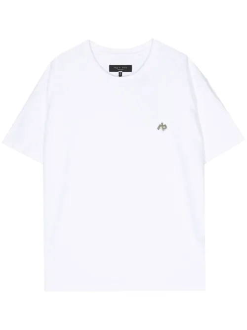 T-shirt en coton à détails appliqués - rag & bone - Modalova