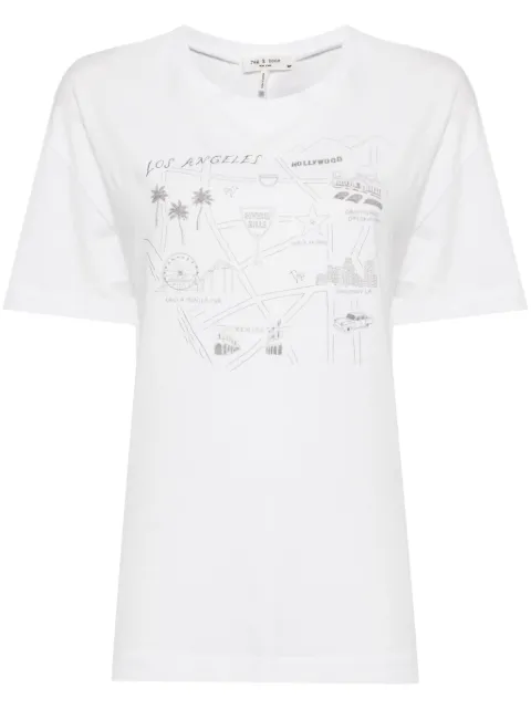 rag & bone graphic-print cotton t-shirt