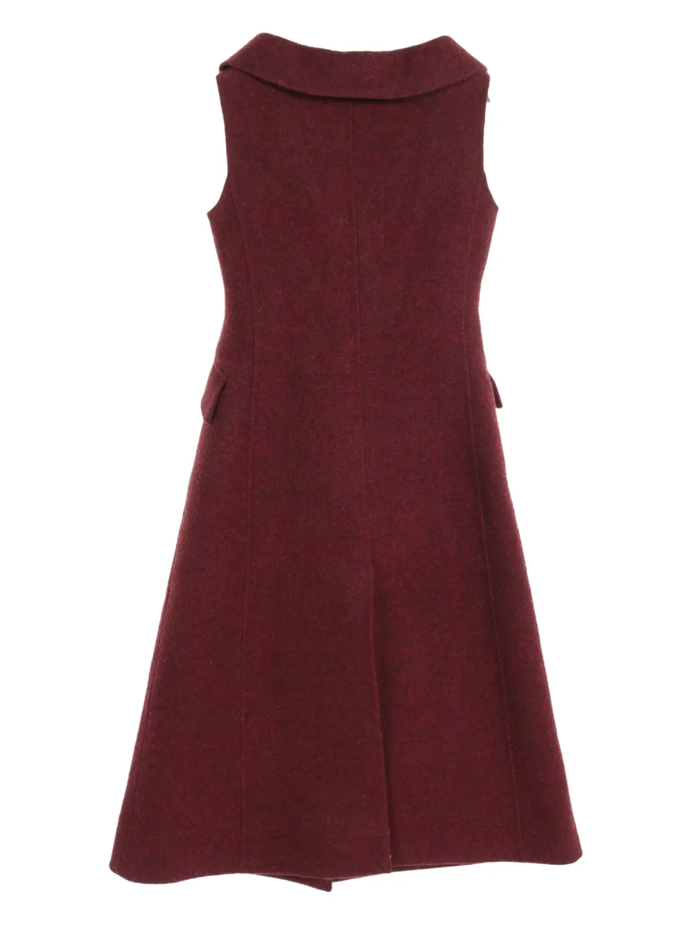 Christian Dior Pre-Owned 2010 double-breasted wool dress - Rood