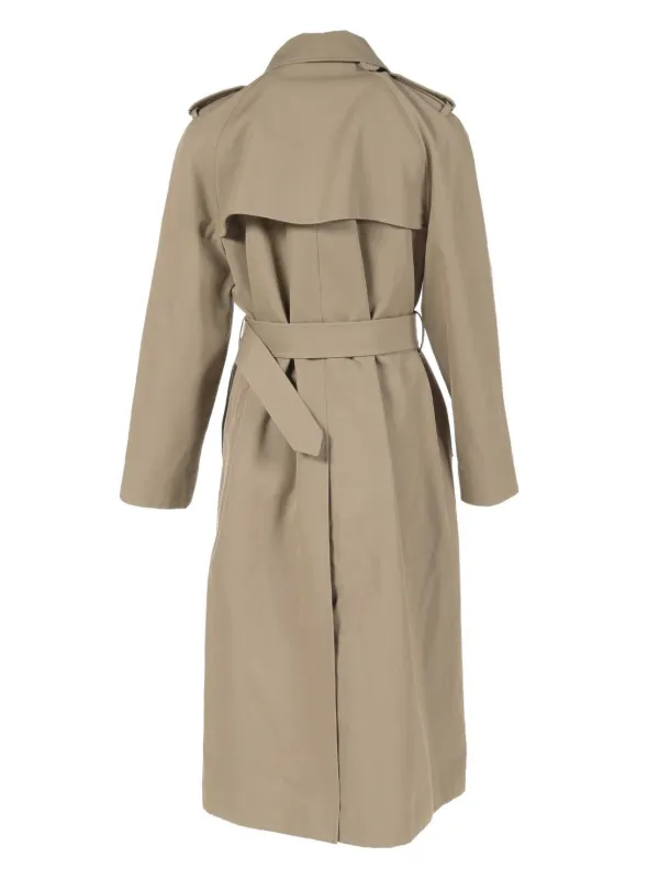 Celine Pre Owned 1990 2000 Belted Trench Coat Brown FARFETCH AO