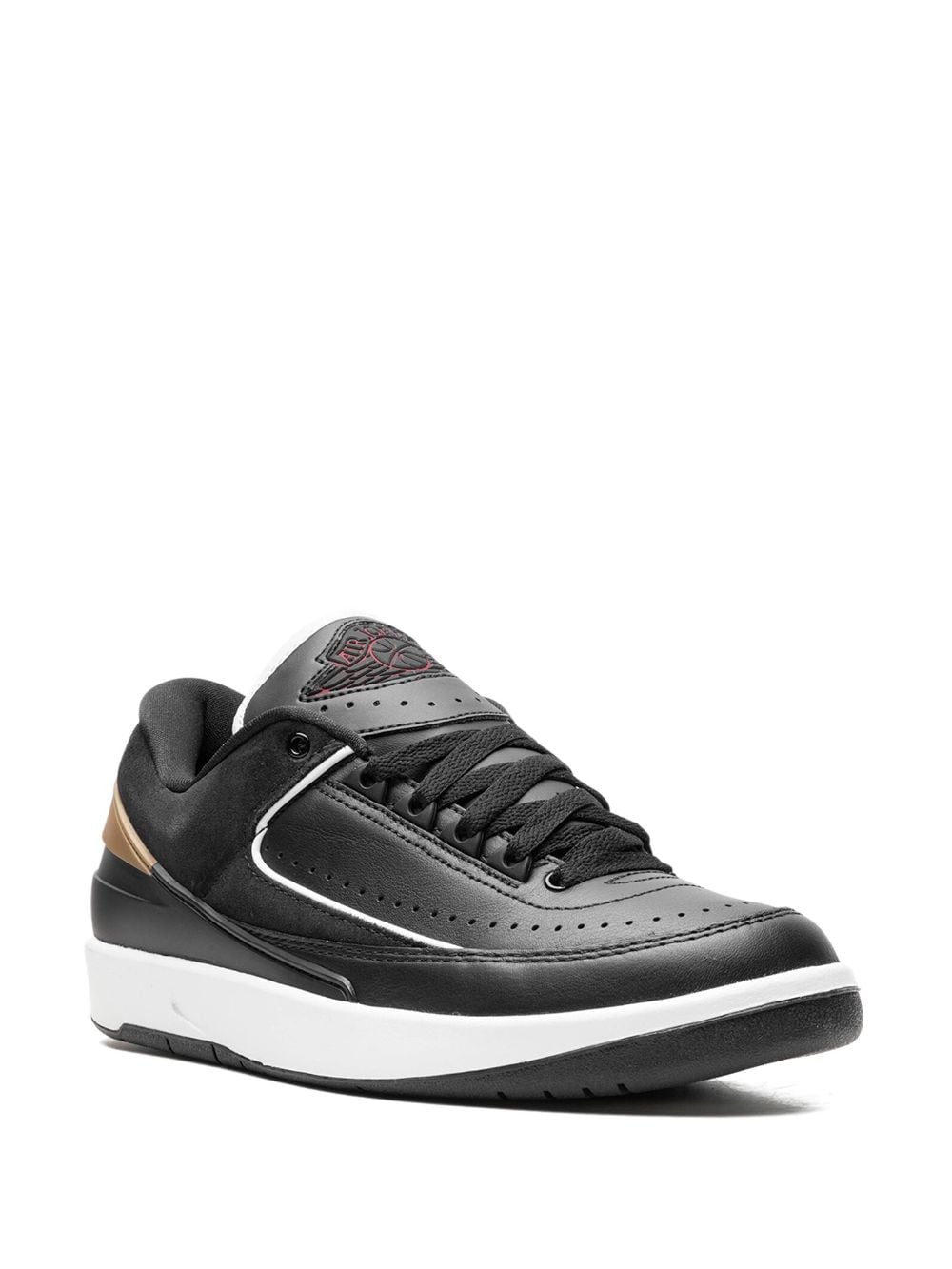 Shop Jordan 2 Lace-up Sneakers In 黑色