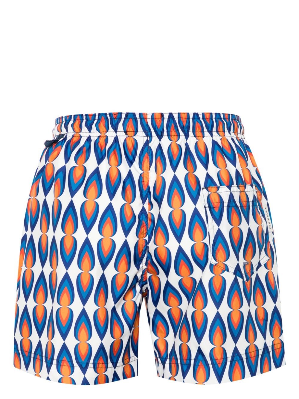 PENINSULA SWIMWEAR Zwembroek met grafische print - Wit