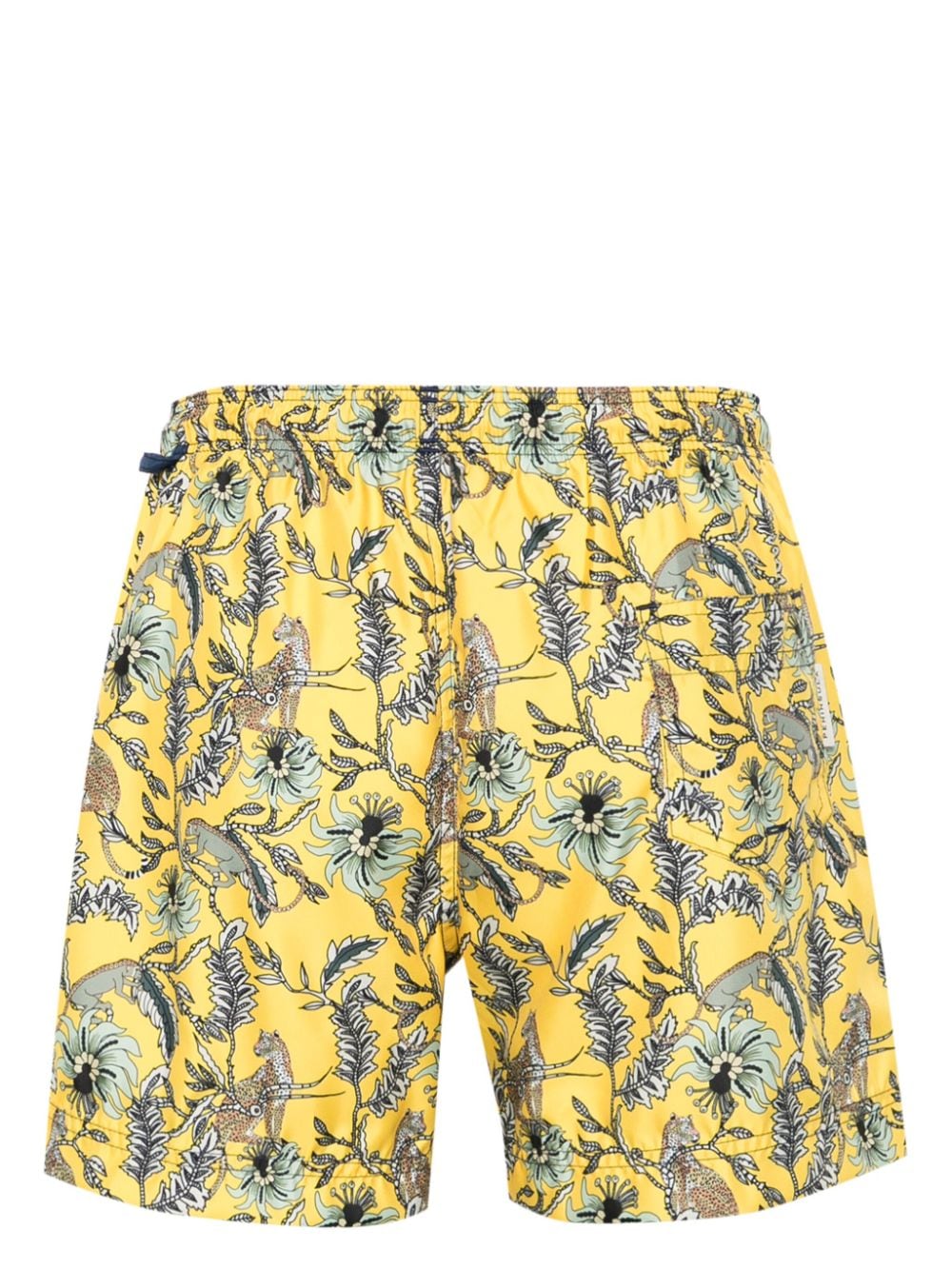 PENINSULA SWIMWEAR Zwembroek met jungleprint - Geel