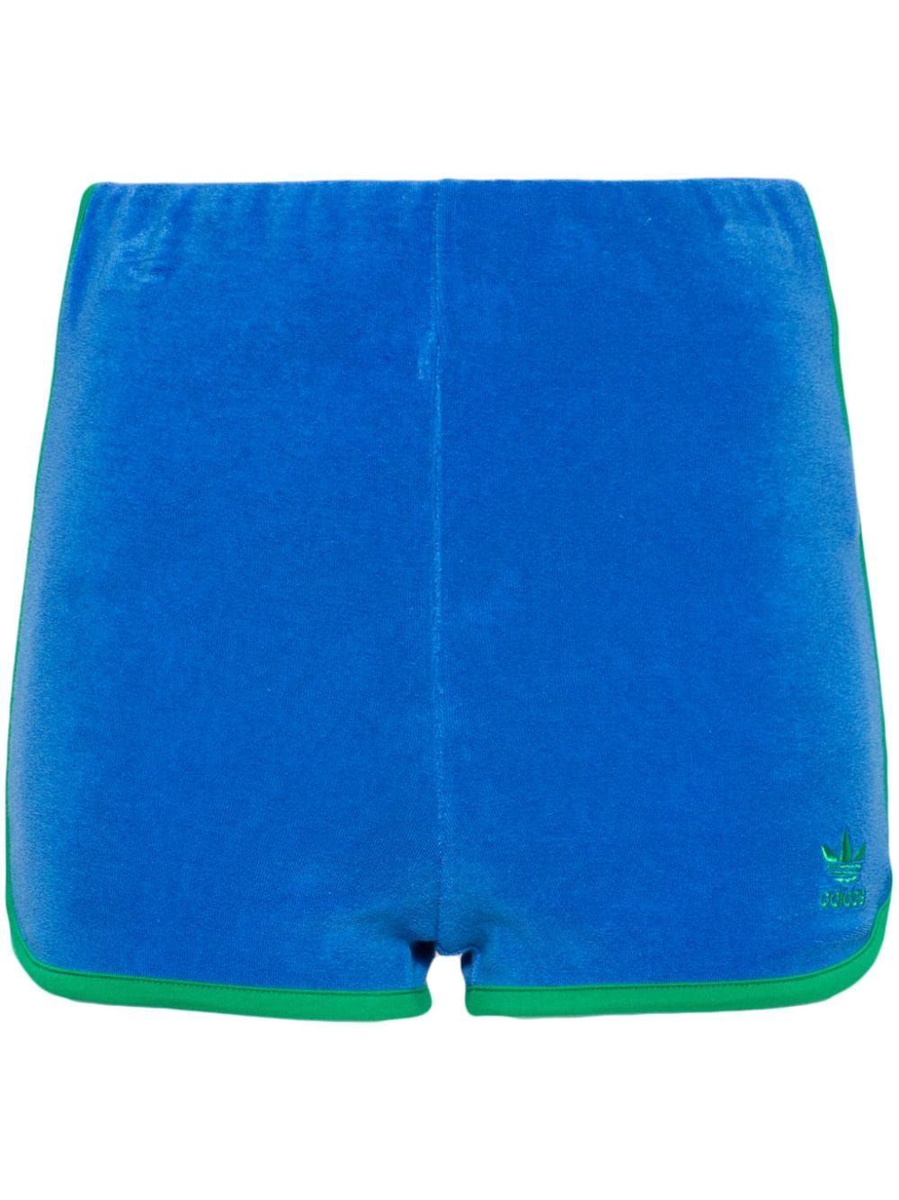 Adidas trefoil-logo terry-cloth shorts Blauw