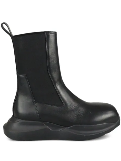 Rick Owens Geth Beatle chunky-sole leather boots