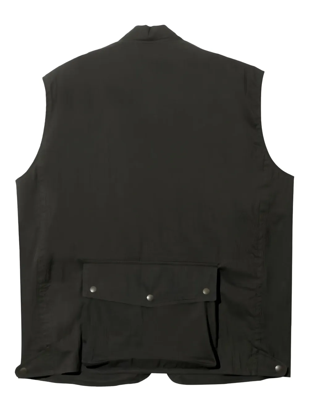 Needles multi-pocket zip-up vest - Zwart