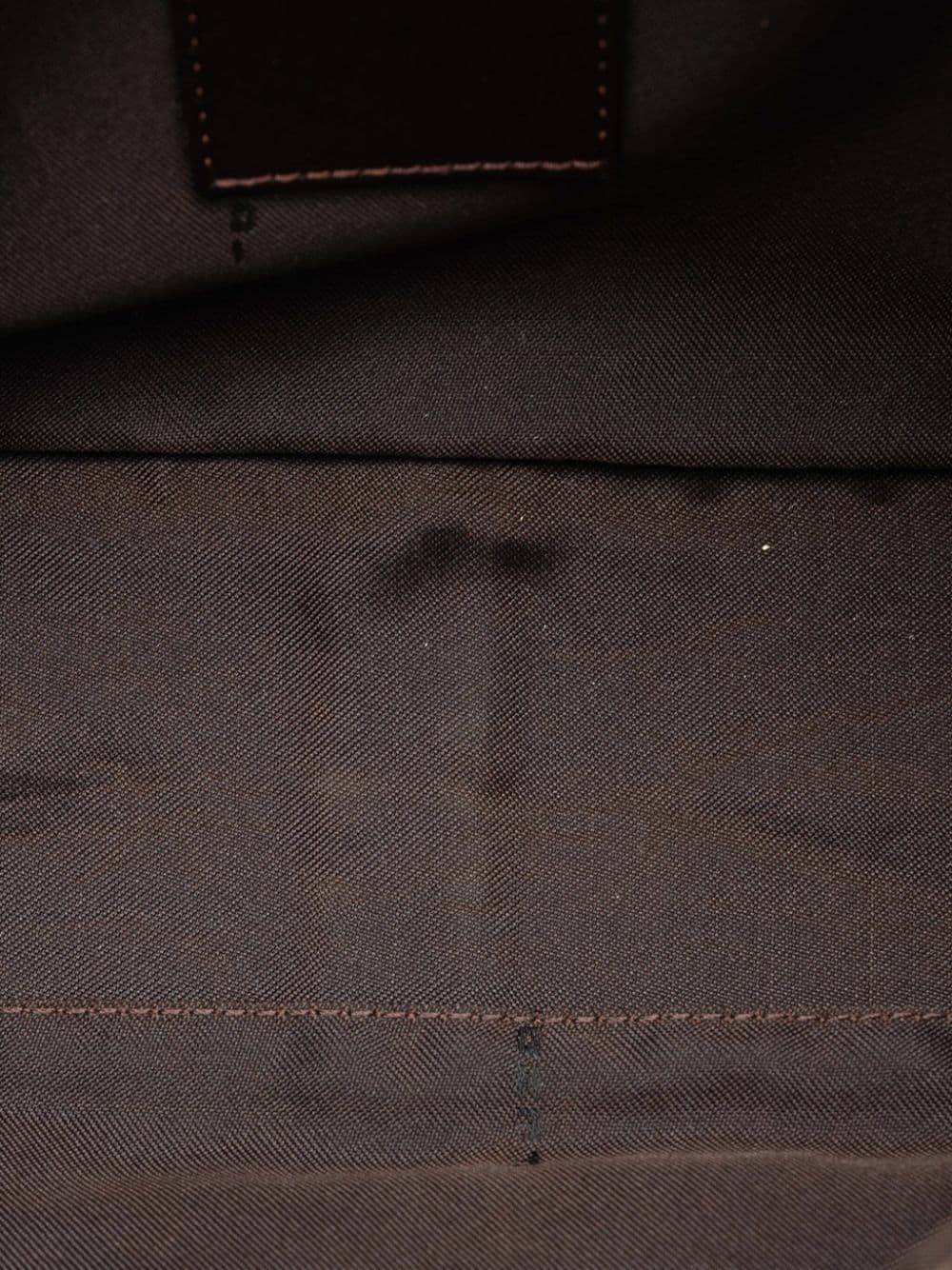 Pre-owned Fendi Baguette Zucca Shoulder Bag In Brown