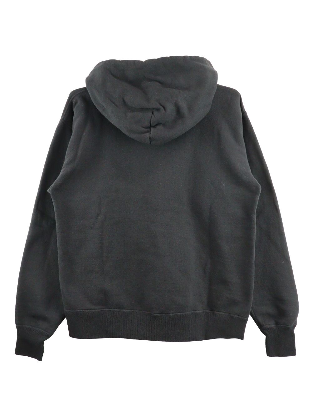 SAINT MXXXXXX logo-print cotton hoodie - Zwart