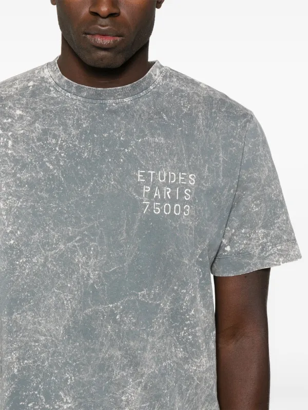 【関税込み】Etudes グレー Wonder Small Stencil Tシャツ Études Gray Wonder Small Stencil T-Shirt Etudes