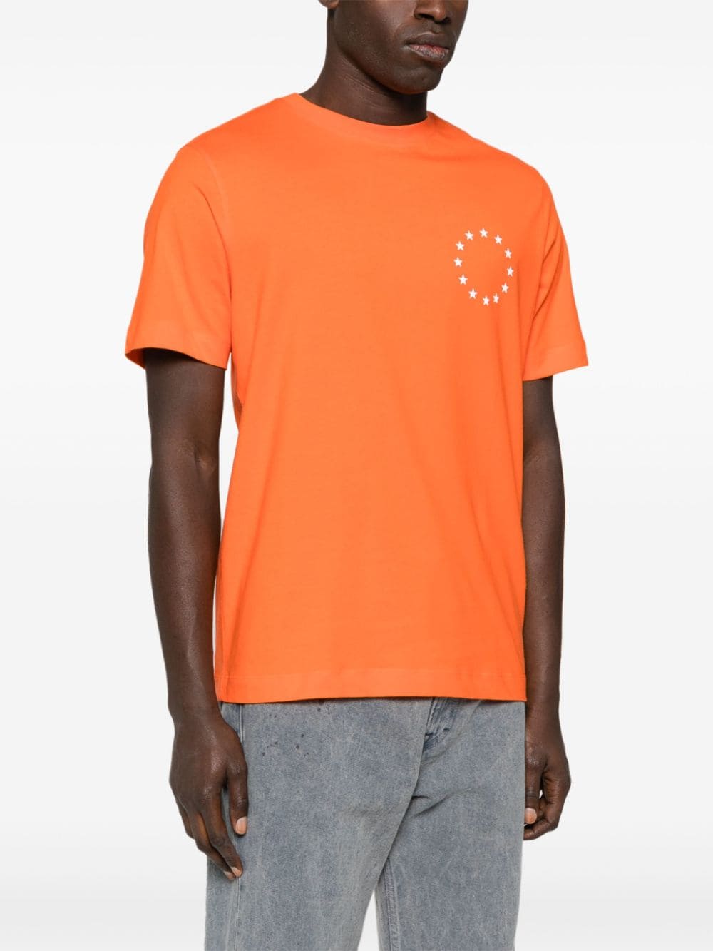 Etudes T-shirt met print Oranje