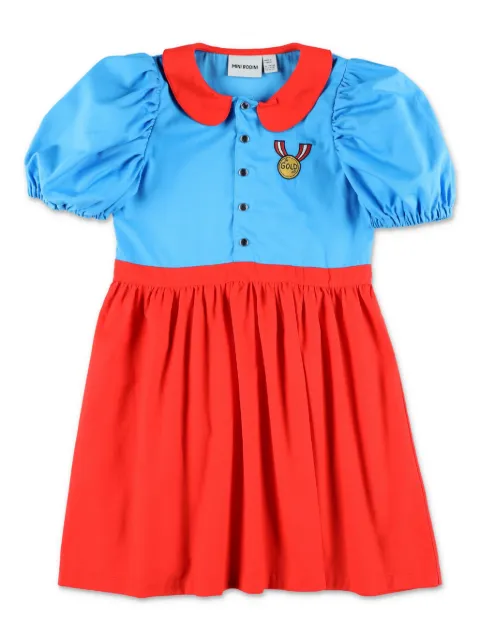 Mini Rodini Vestido com recortes color block