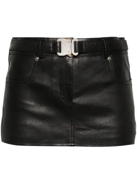 1017 ALYX 9SM leather mini skirt