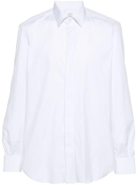 Mazzarelli classic-collar poplin shirt