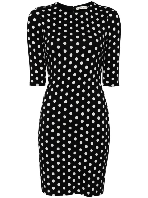 alice + olivia Delora polka dot-print dress 