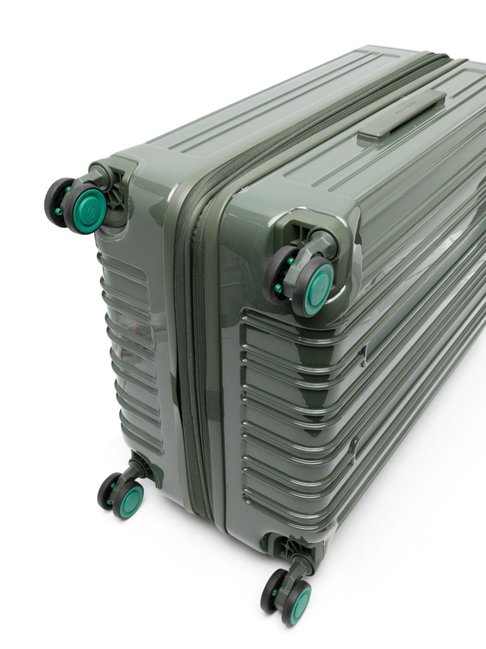 PIQUADRO medium four-wheels suitcase Groen
