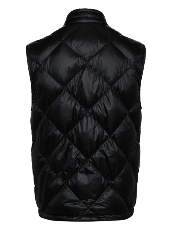 MONCLER ブラック キルティングベスト MONCLER ブラック