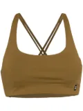 On Running stretch-jersey bra top - Neutrals