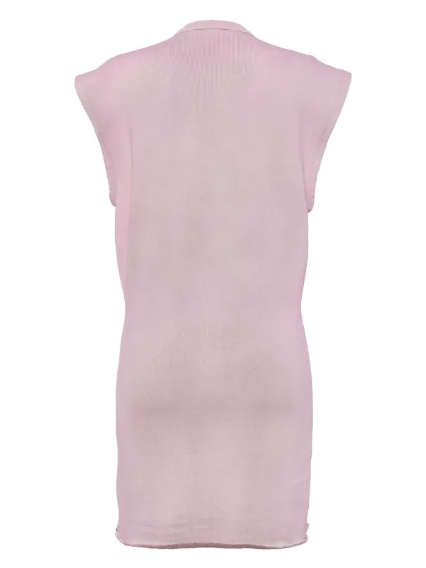 logo-appliquéd cotton minidress