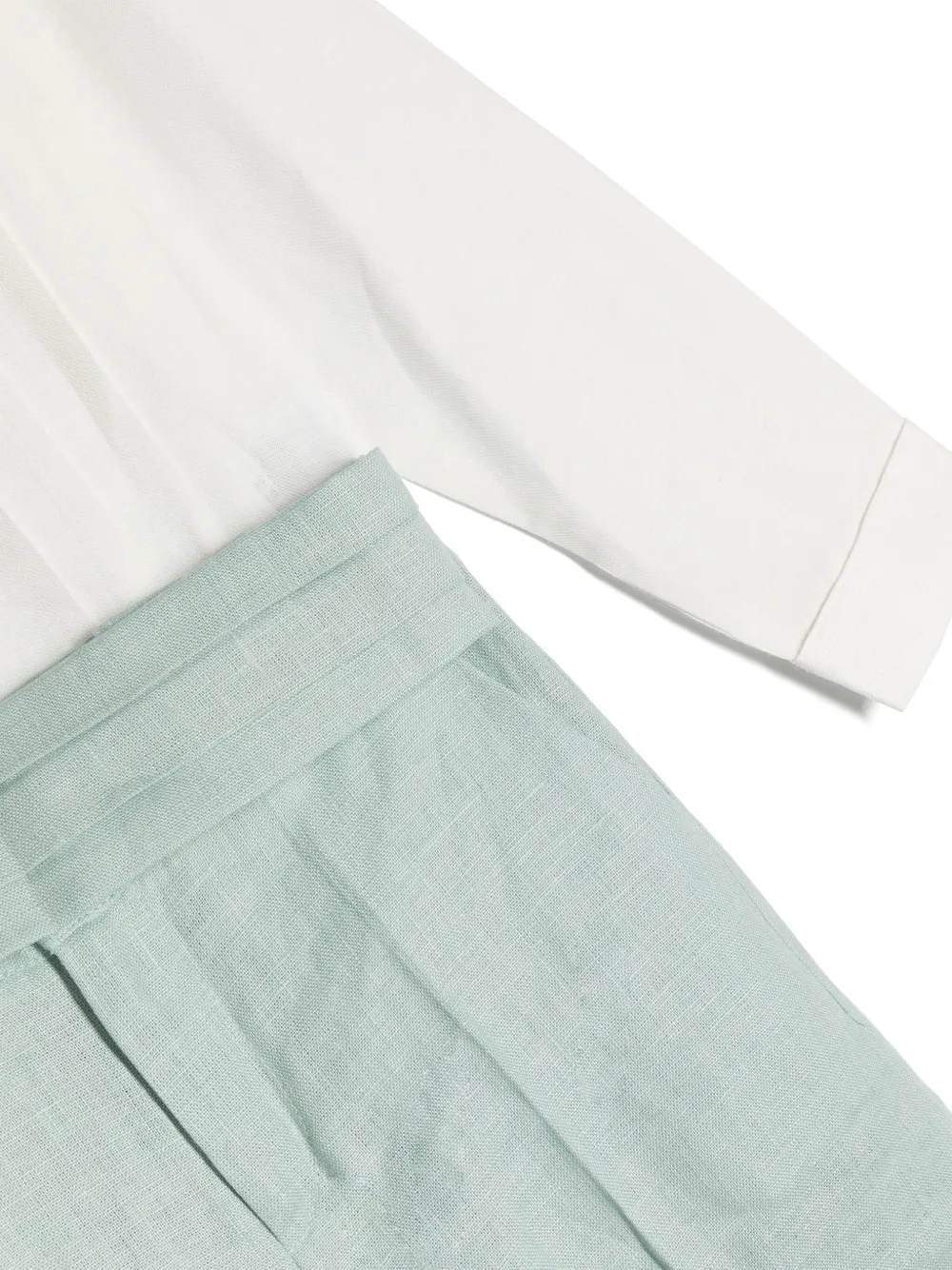 Paz Rodriguez Shorts met gesmockt detail Wit