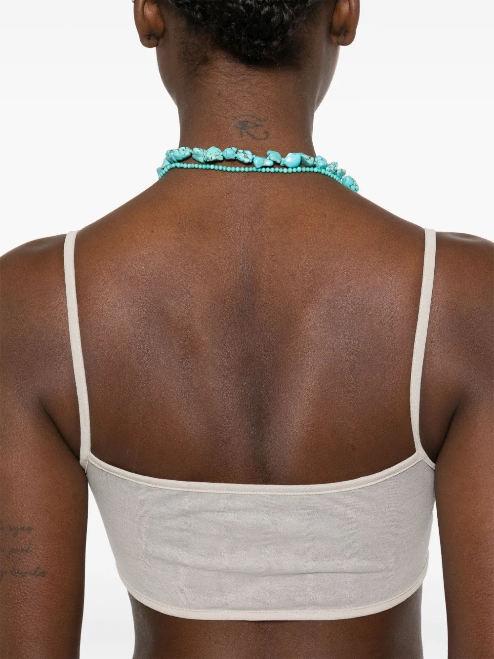 Paloma Wool Sheer Cotton Crop Top In Neutrals