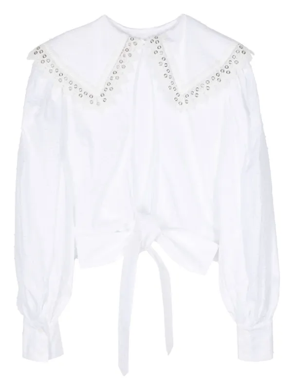 Charles Jeffrey Loverboy ベビードール ブラウス | ホワイト 