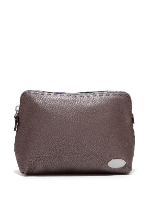 Fendi Pre-Owned Selleria leather pouch