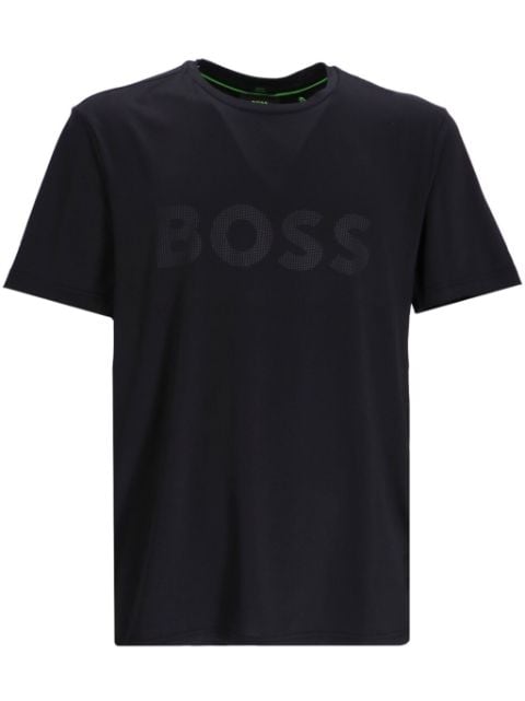 BOSS 액티브 로고 프린트 티셔츠