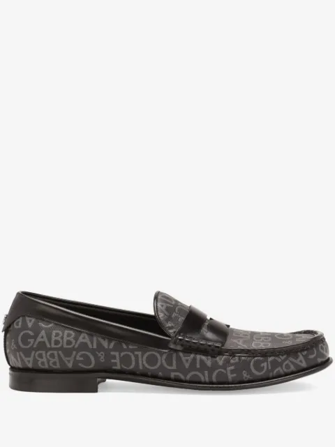 Dolce & Gabbana logo-print loafers 