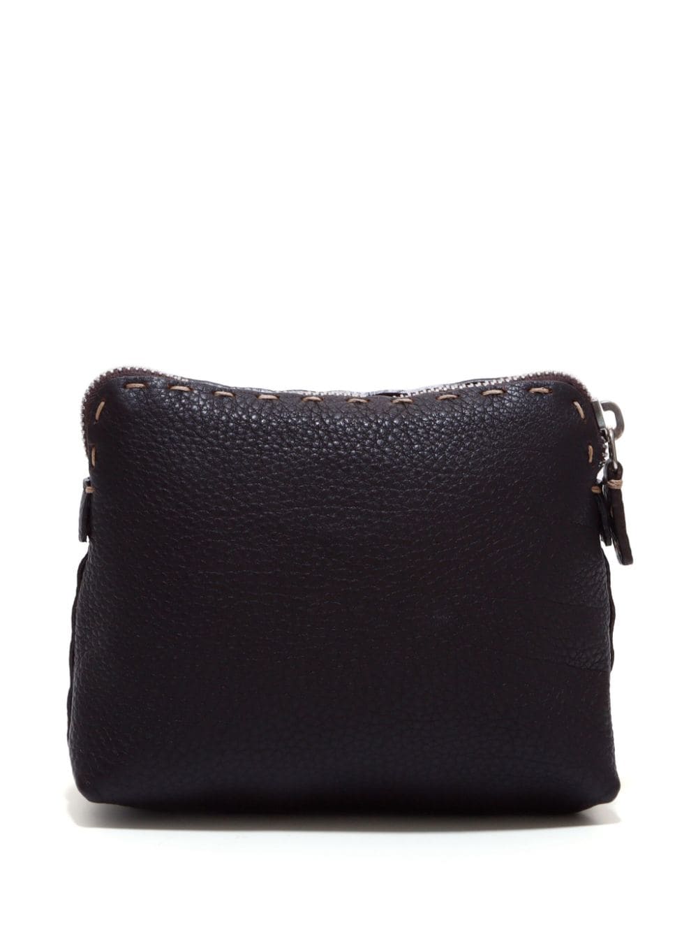 Fendi Pre-Owned Selleria leather pouch - Zwart