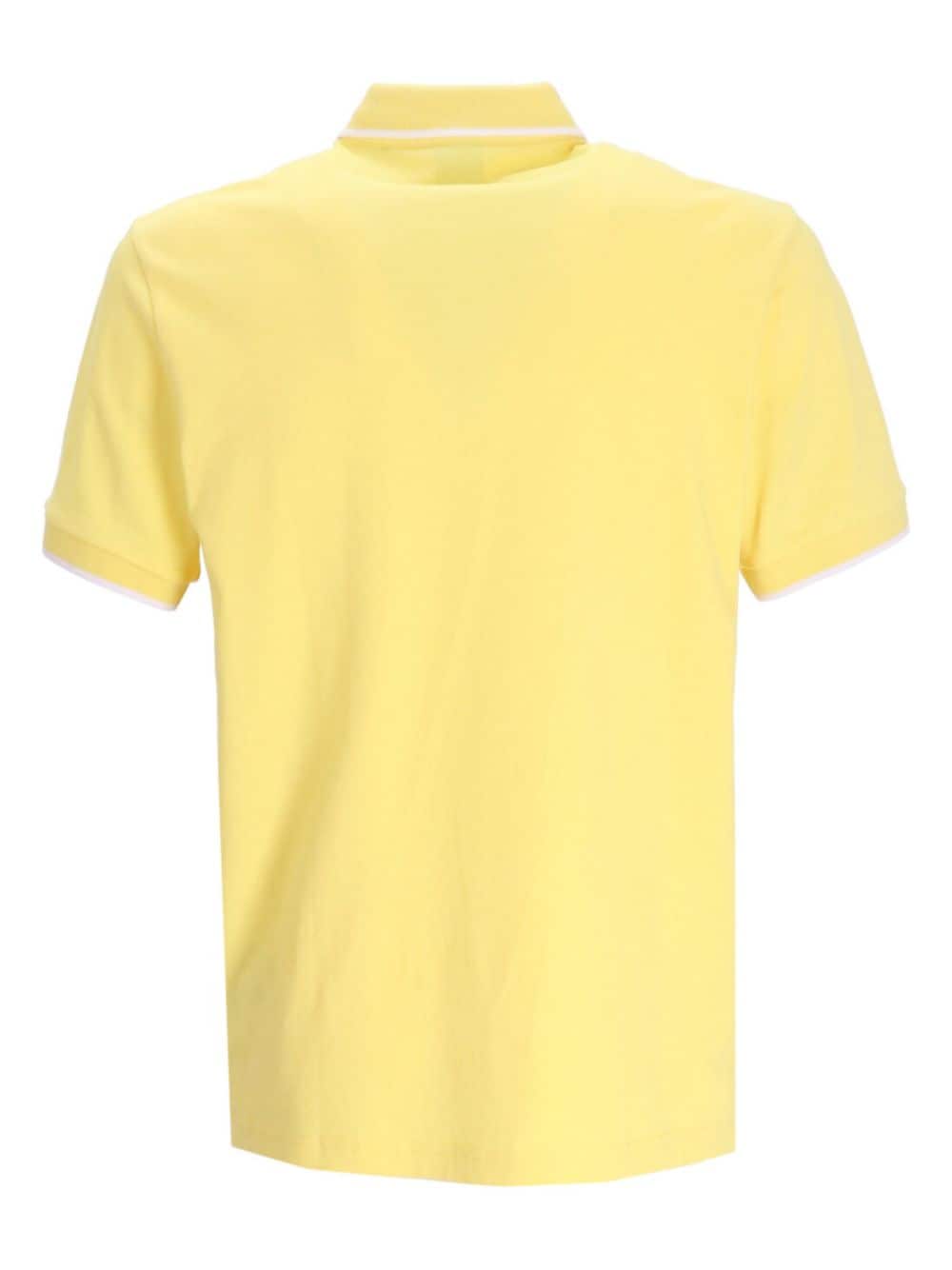BOSS Poloshirt met logo-applicatie Geel