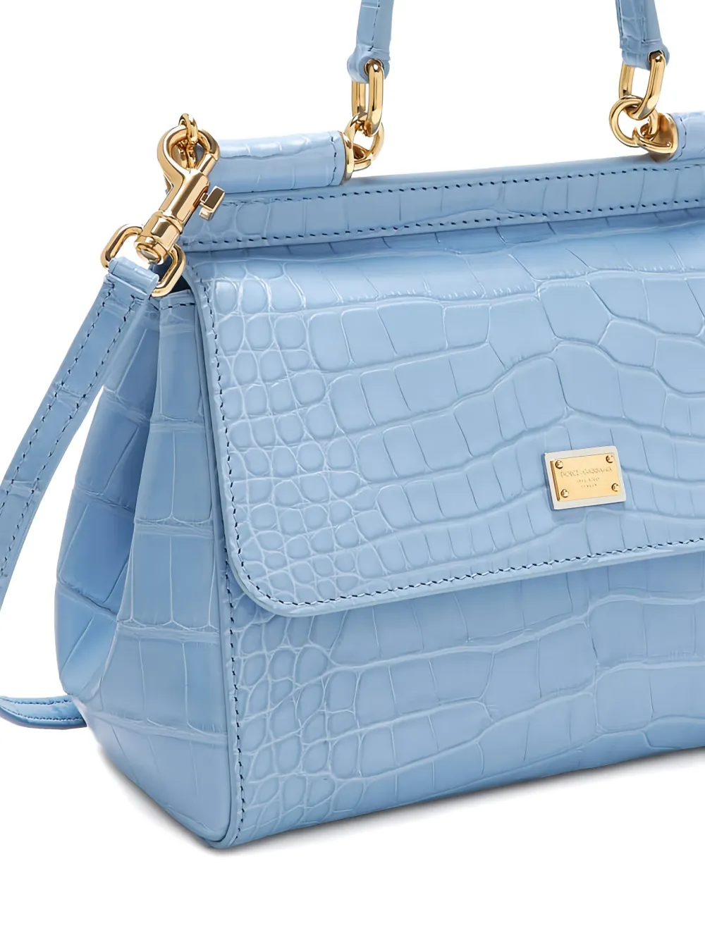 Dolce & Gabbana Sicily medium schoudertas Blauw