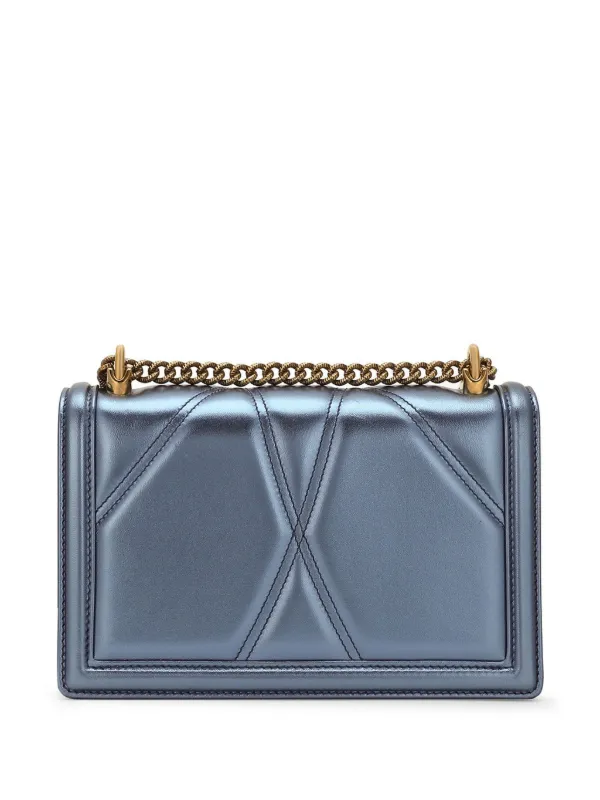 【売れ筋】DOLCE&GABBANA Devotion M ショルダーバッグ Dolce & Gabbana Devotion ショルダーバッグ M | ブルー
