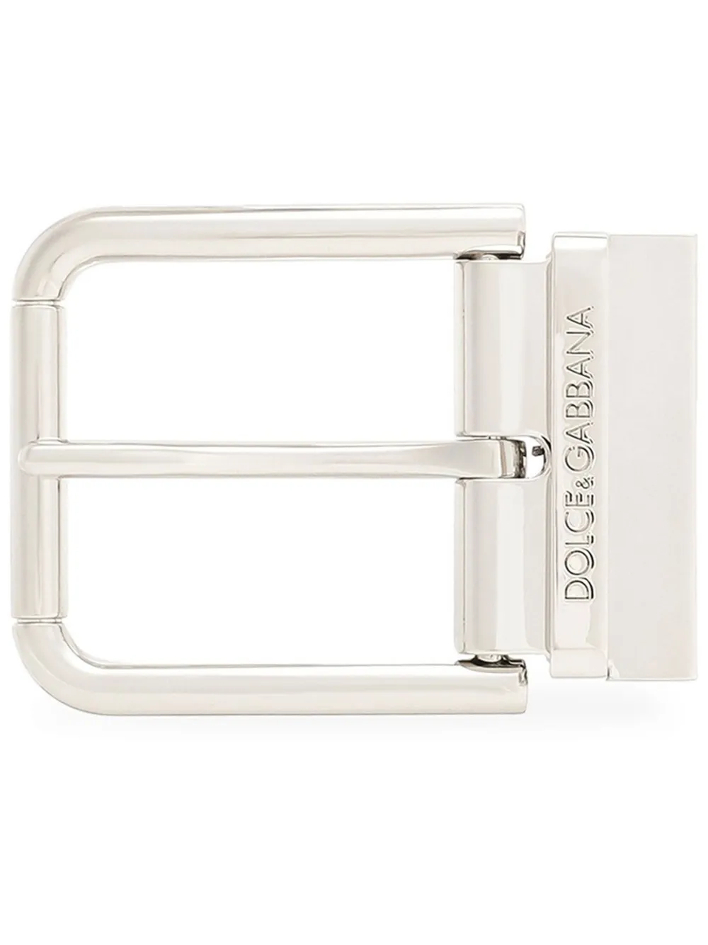 Dolce & Gabbana Leren gespriem Zilver