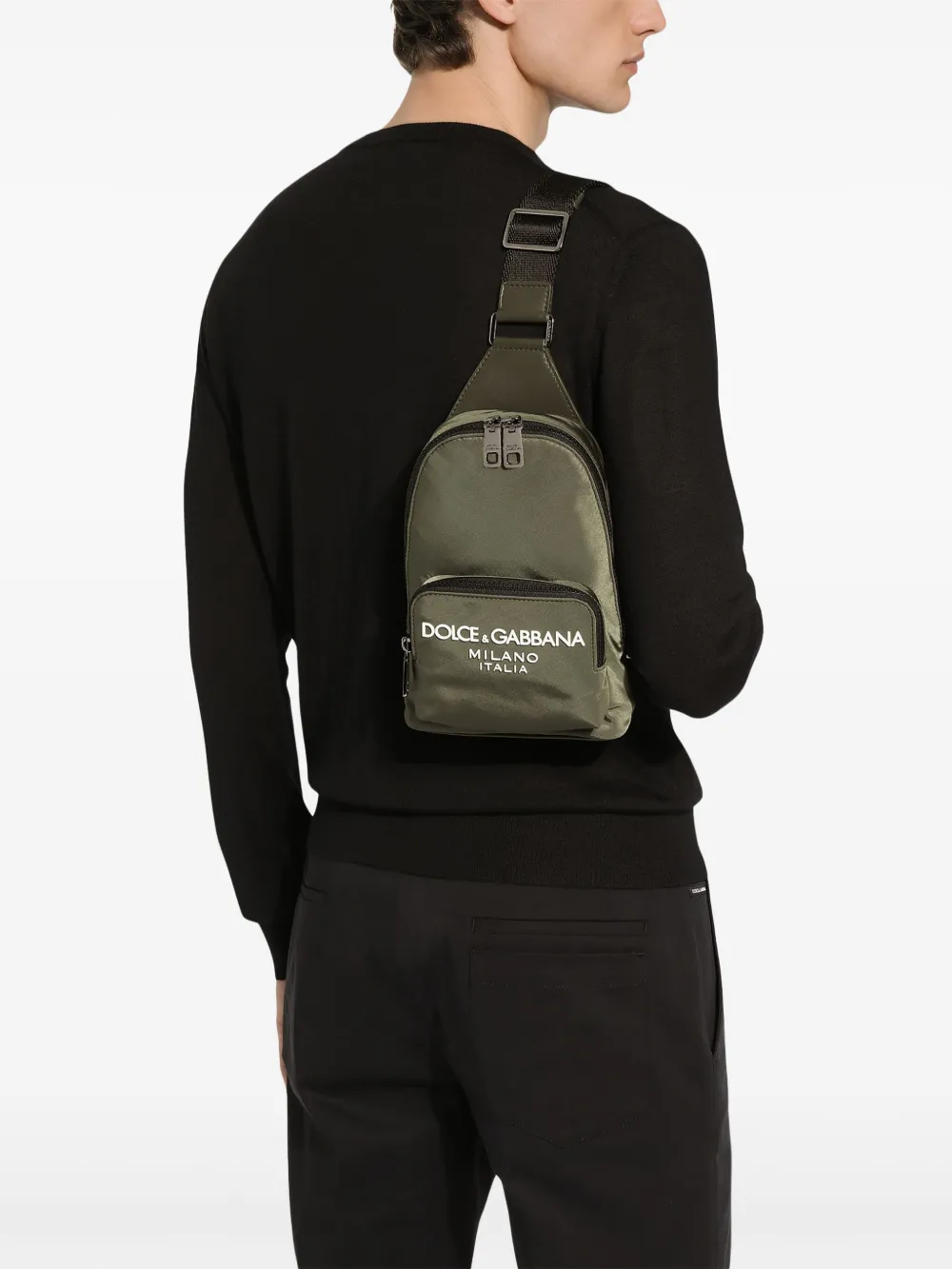 Dolce & Gabbana logo-lettering cross body backpack | Image 2