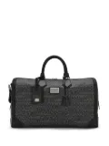Dolce & Gabbana logo-jacquard holdall - Black